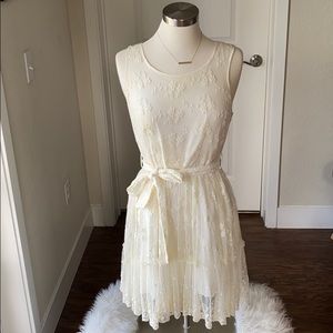 Forever 21 ivory lace dress!